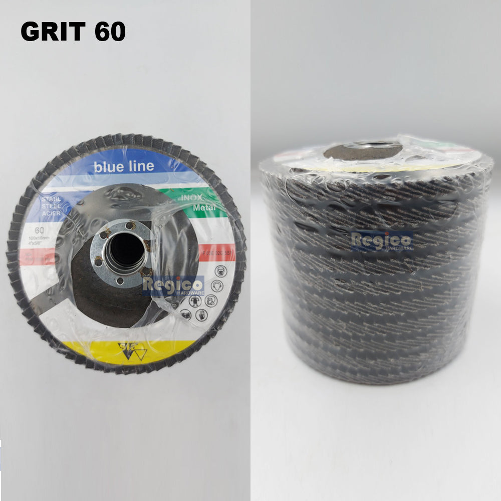 10pcs SIA Sanding Flap Disc for 4 Inches (100mm) Angle Grinder Siaflap