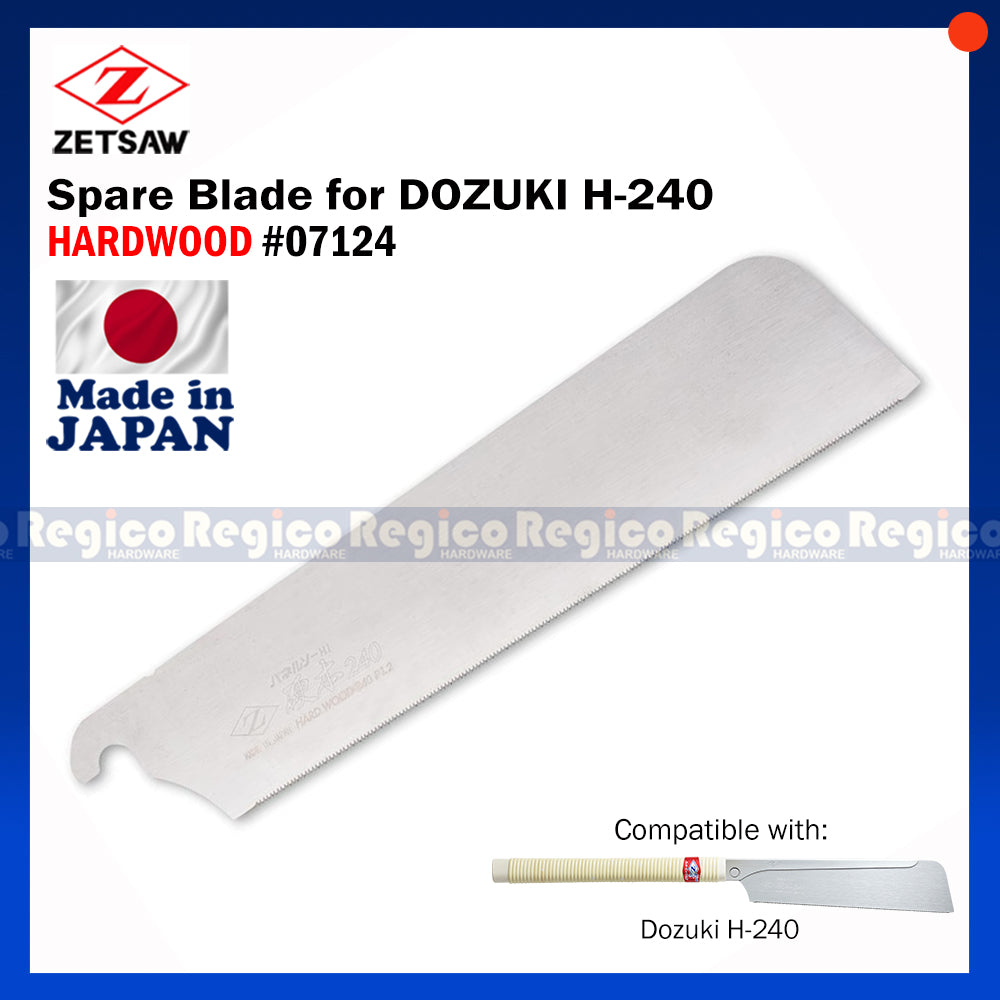 ZETSAW SPARE BLADE for Japanese Handsaw (Dozuki H-240)