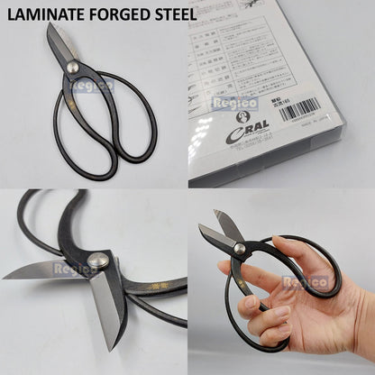 Tsurumaki 165mm Koryu Short Blade Bonsai Tools Shears Flower Floral Vegetable Garden Scissors