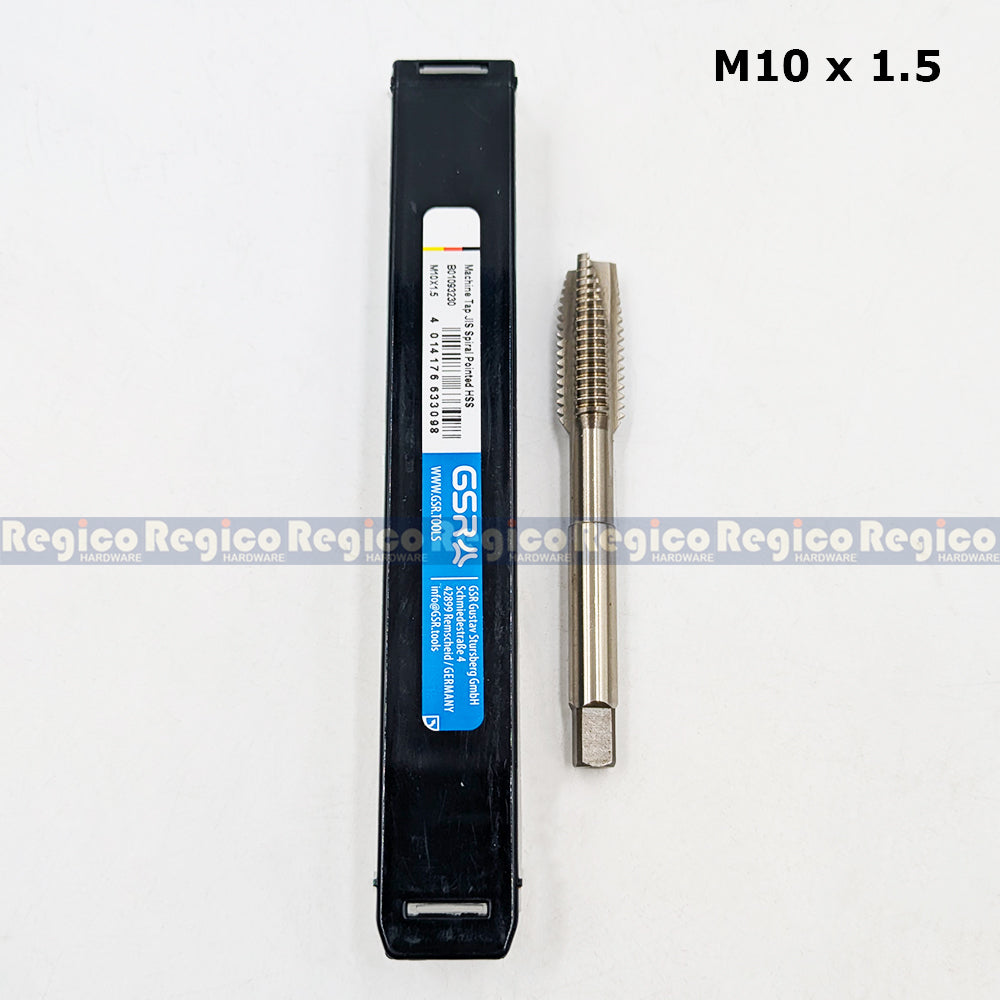 GSR Metric High Speed Steel Machine Tap Spiral Point for Thru Hole