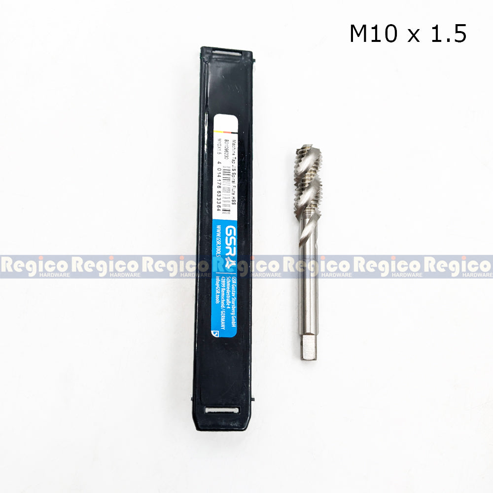 GSR Metric High Speed Steel Spiral Flute Machine Tap for blind hole