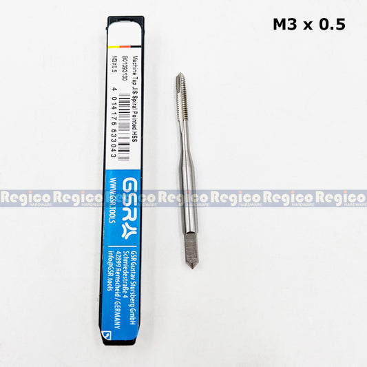 GSR Metric High Speed Steel Machine Tap Spiral Point for Thru Hole