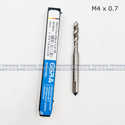 GSR Metric High Speed Steel Spiral Flute Machine Tap for blind hole