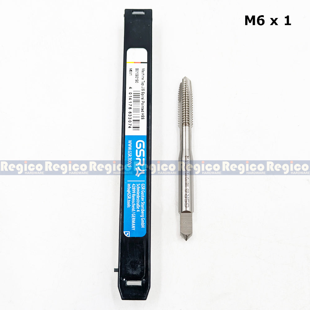 GSR Metric High Speed Steel Machine Tap Spiral Point for Thru Hole