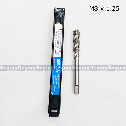 GSR Metric High Speed Steel Spiral Flute Machine Tap for blind hole
