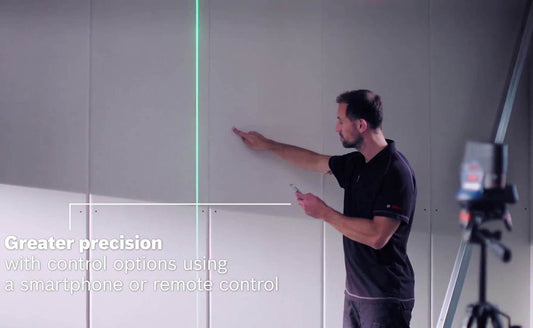 BOSCH GCL 2-50 CG 50m Cross Green Line Laser with Bluetooth Connection Line Laser Leveling Tool Bosch Measuring