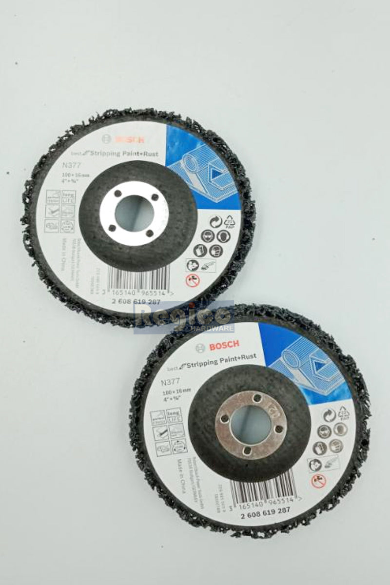 Bosch 4 inches Strip Disc Paint Stripper Paint and Rust Remover Grinding Disc for Angle Grinder #19287 Bosch Acc