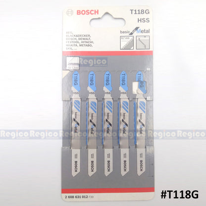 BOSCH Jigsaw Blade Set Basic for Metal 5pcs/set Bosch Accessories