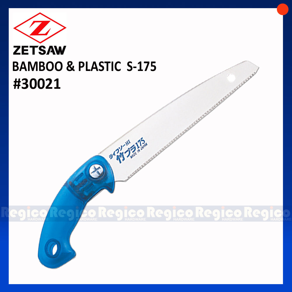 ZETSAW Japanese Hand Saw for Bamboo and Plastic S-175